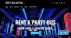 Desktop Screenshot of daytonpartybus.net