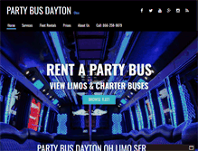 Tablet Screenshot of daytonpartybus.net